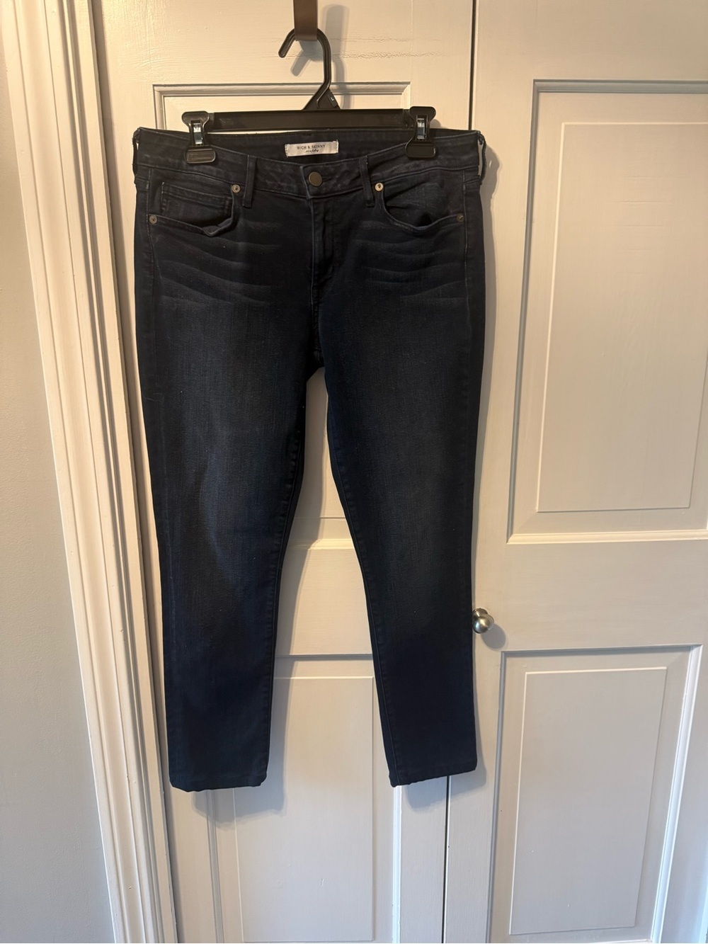 Rich & Skinny Dark Indigo Skinny Jeans NWOT
